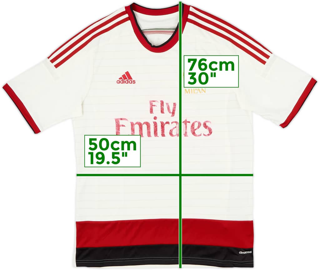 2014-15 AC Milan Away Shirt - 4/10 - (M)