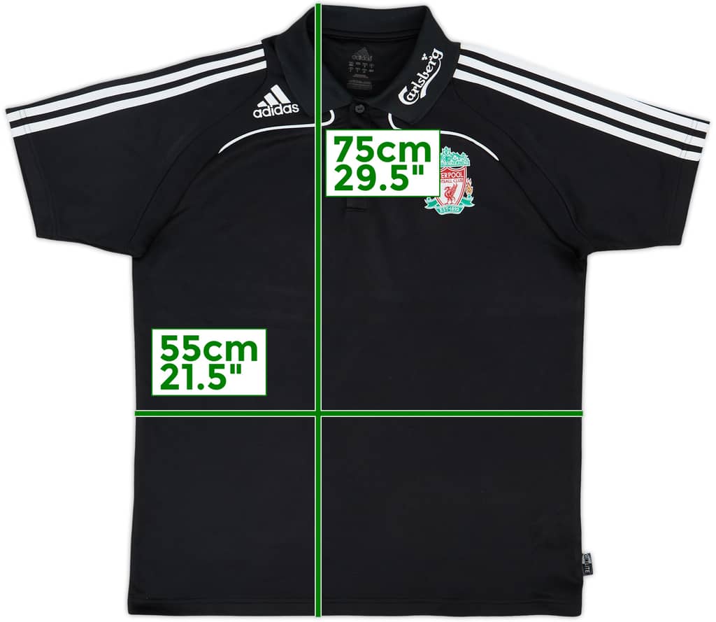 2009-10 Liverpool adidas Polo Shirt - 9/10 - (L)