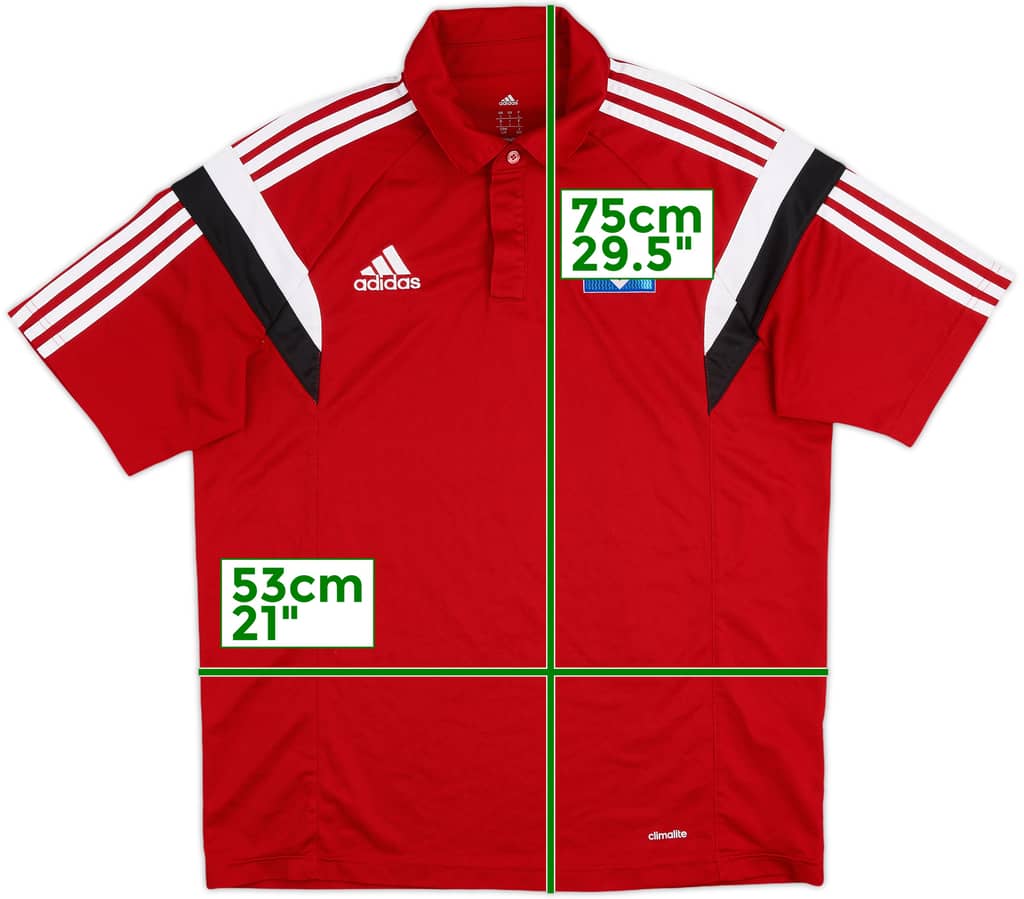 2014-15 Hamburg adidas Polo Shirt - 9/10 - (L)