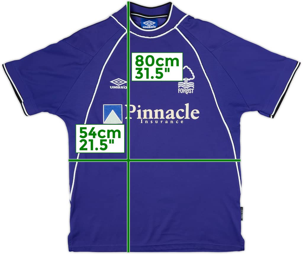 1999-01 Nottingham Forest Away Shirt - 8/10 - (L)