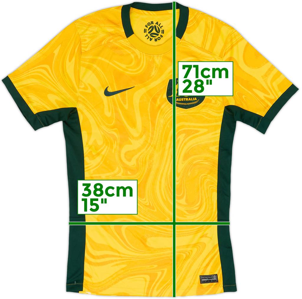 2023-24 Australia Women's Home Shirt - 8/10 - (XS)