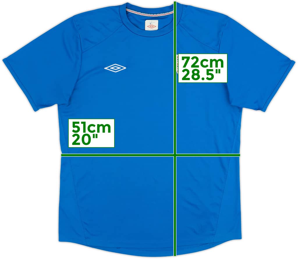 2010-11 England Umbro Training Shirt - 9/10 - (L)