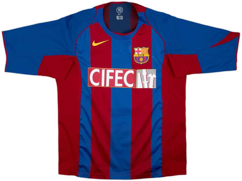 Camiseta prototipo de local de balonmano del Barcelona 2004-05 - 9/10 - (L)