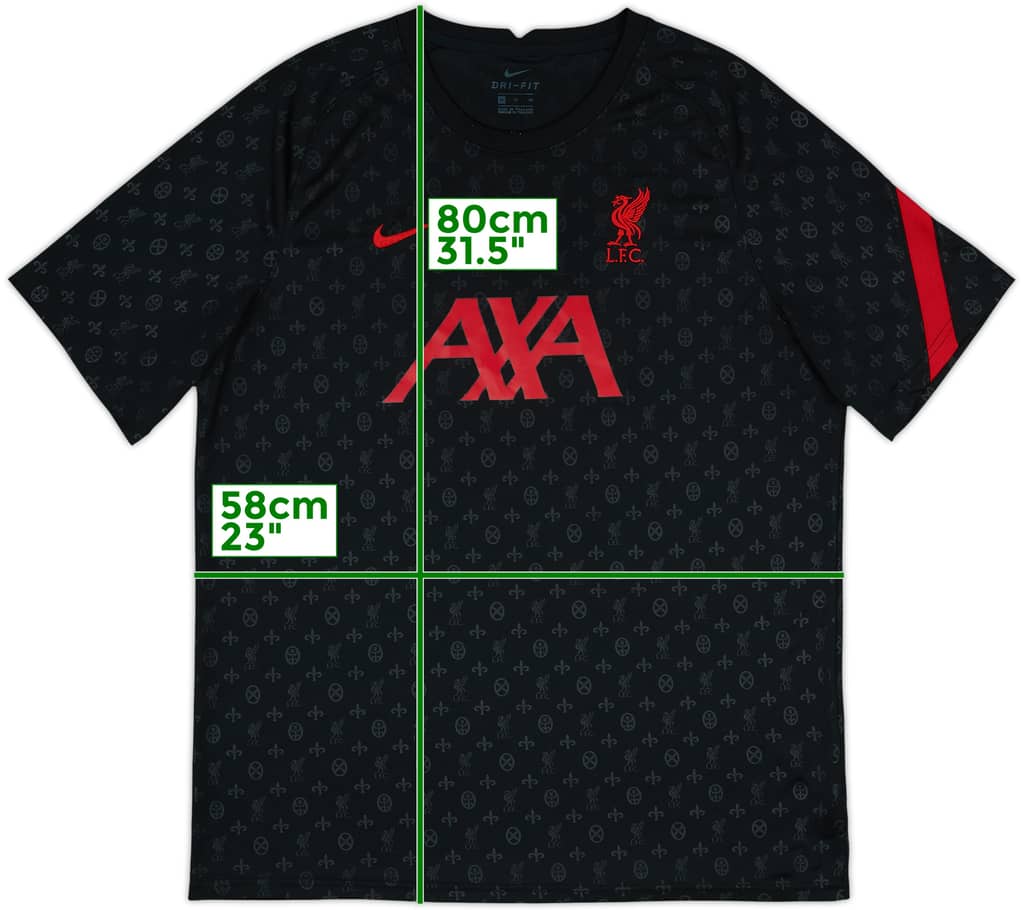 2020-21 Liverpool Nike Training Shirt - 9/10 - (XL)