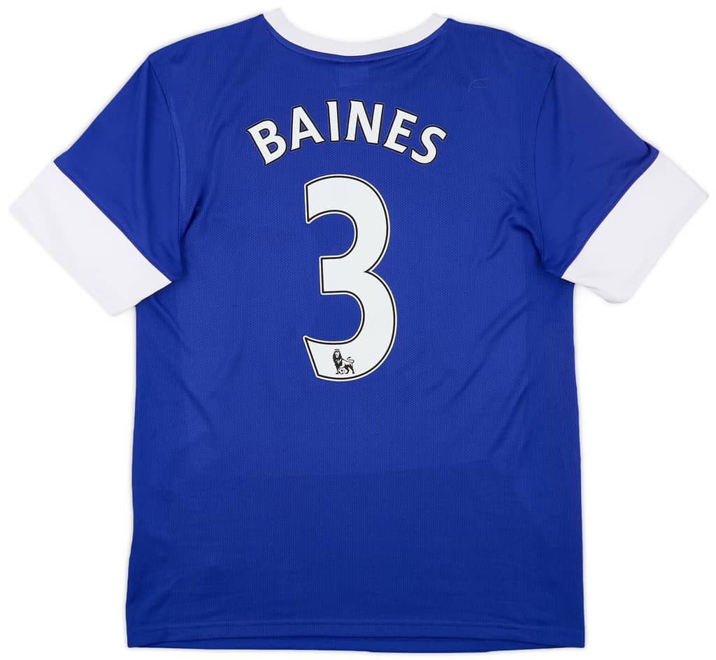 2012-13 Everton Home Shirt Baines #3