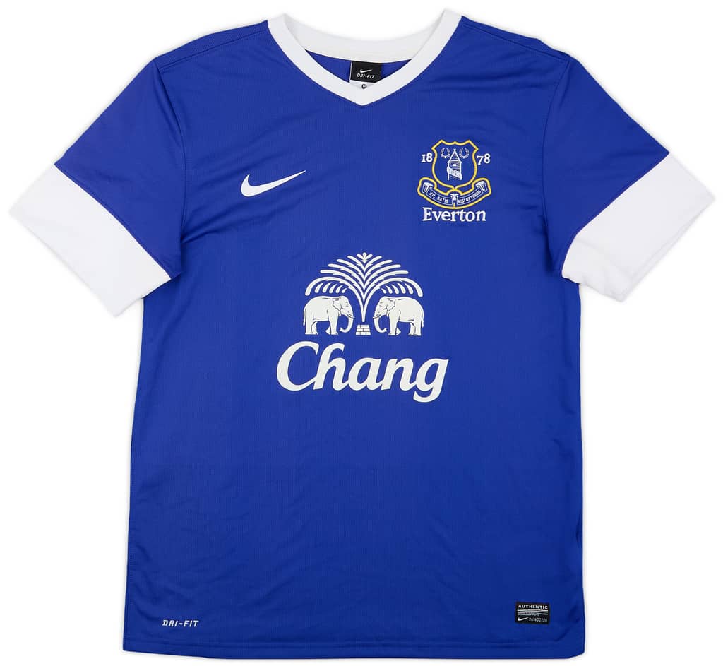 2012-13 Everton Home Shirt Baines #3