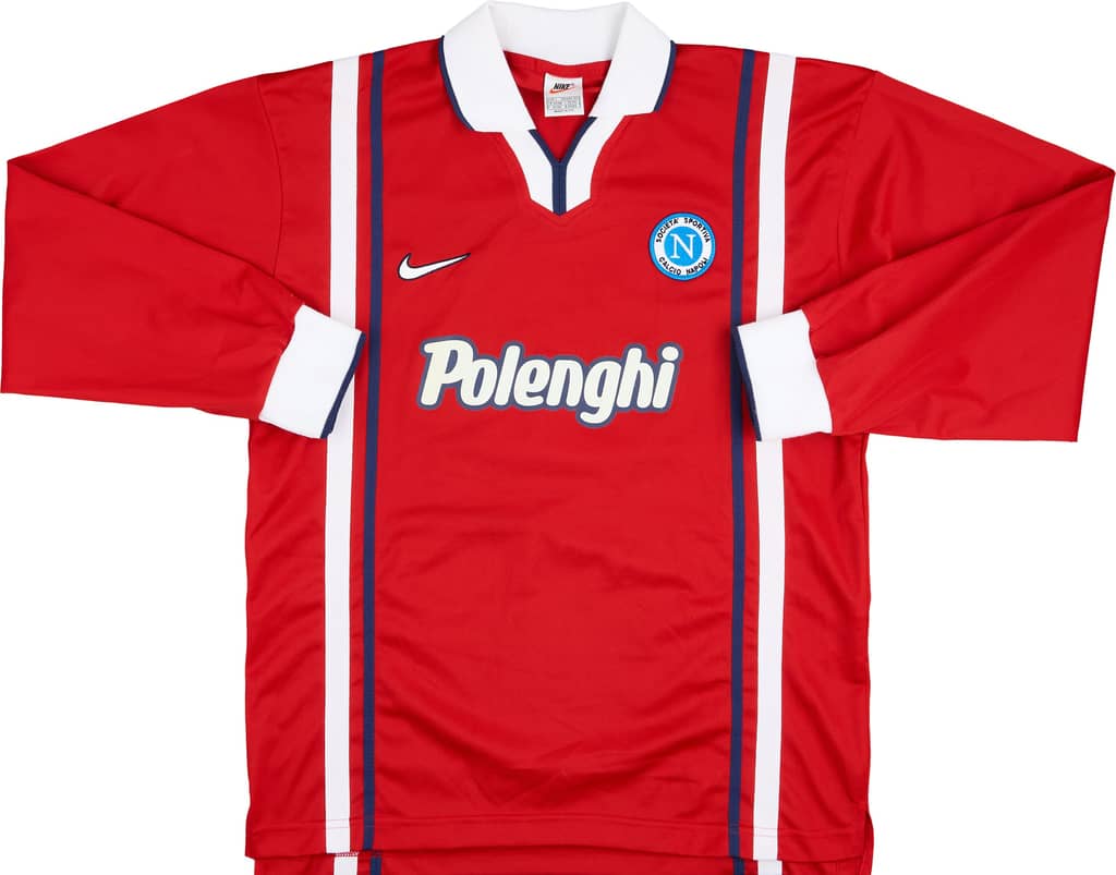 1997-98 Napoli Player Issue Third Shirt Sergio #3 - 6/10 - (L)