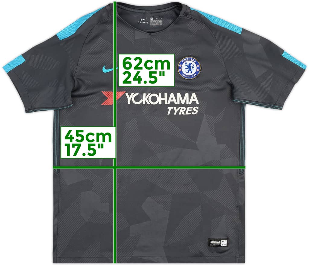 2017-18 Chelsea Third Shirt - 4/10 - (13-15 Years)