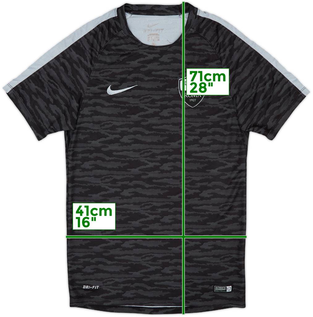 2015-16 Roma Nike Training Shirt - 9/10 - (S)