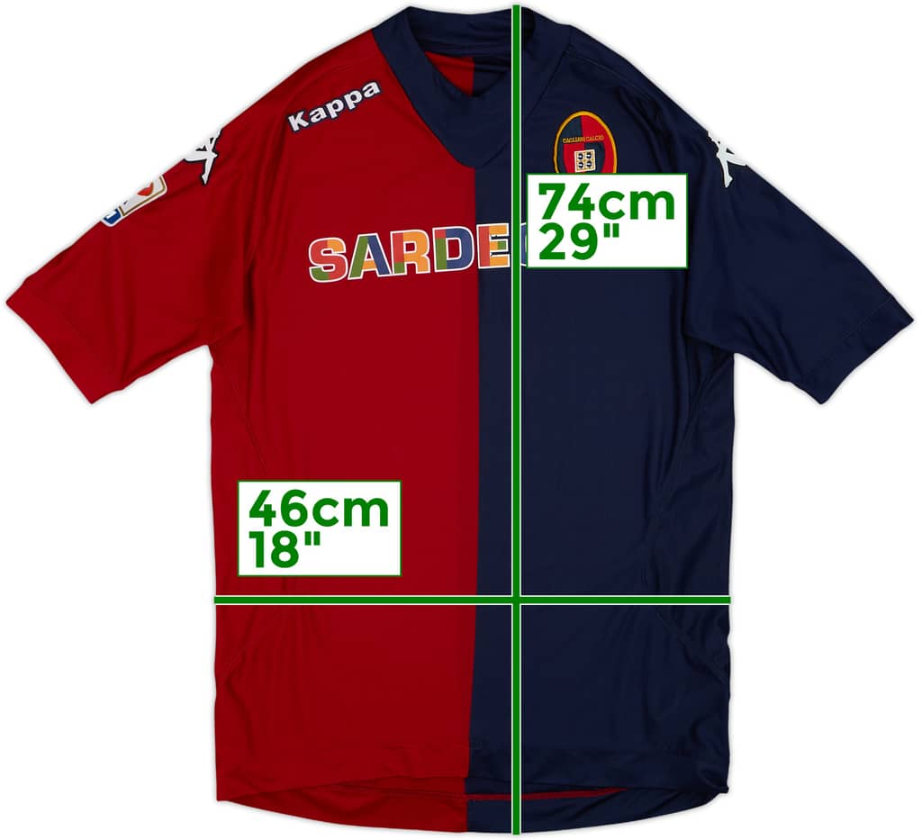 2011-12 Cagliari Home Shirt - 7/10 - (M)
