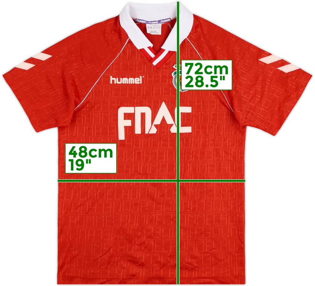 1989-90 Benfica Home Shirt - 7/10 - (M)