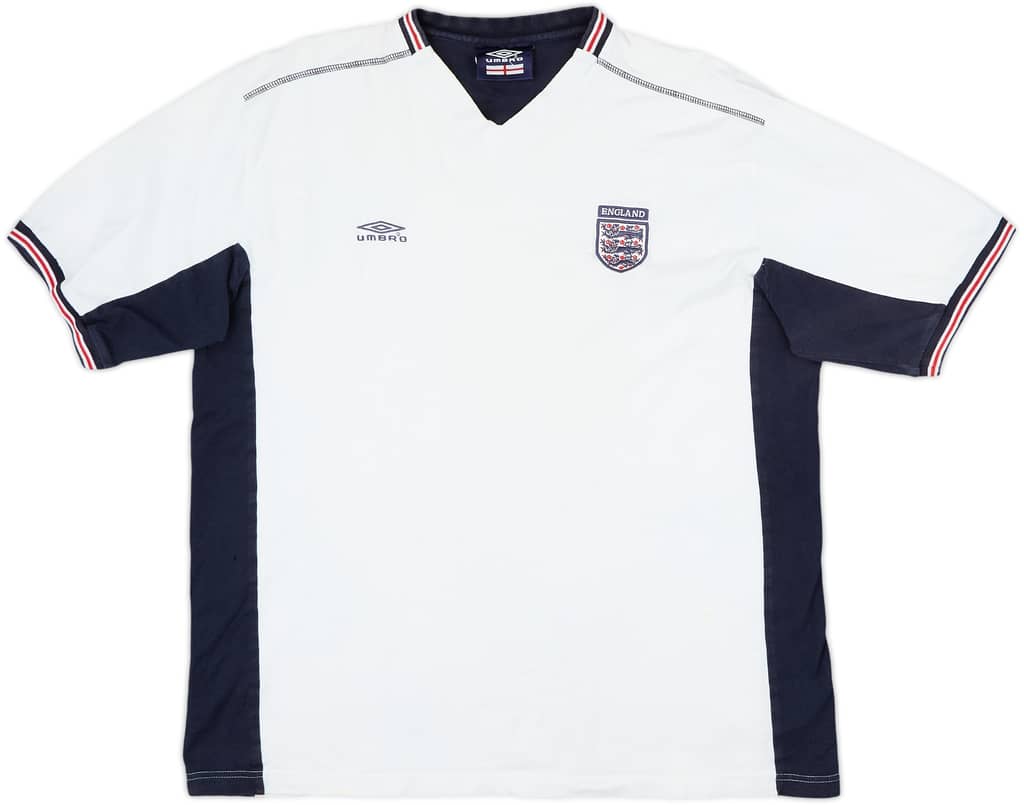 2002-03 England Umbro Cotton Tee - 8/10 - (XL)