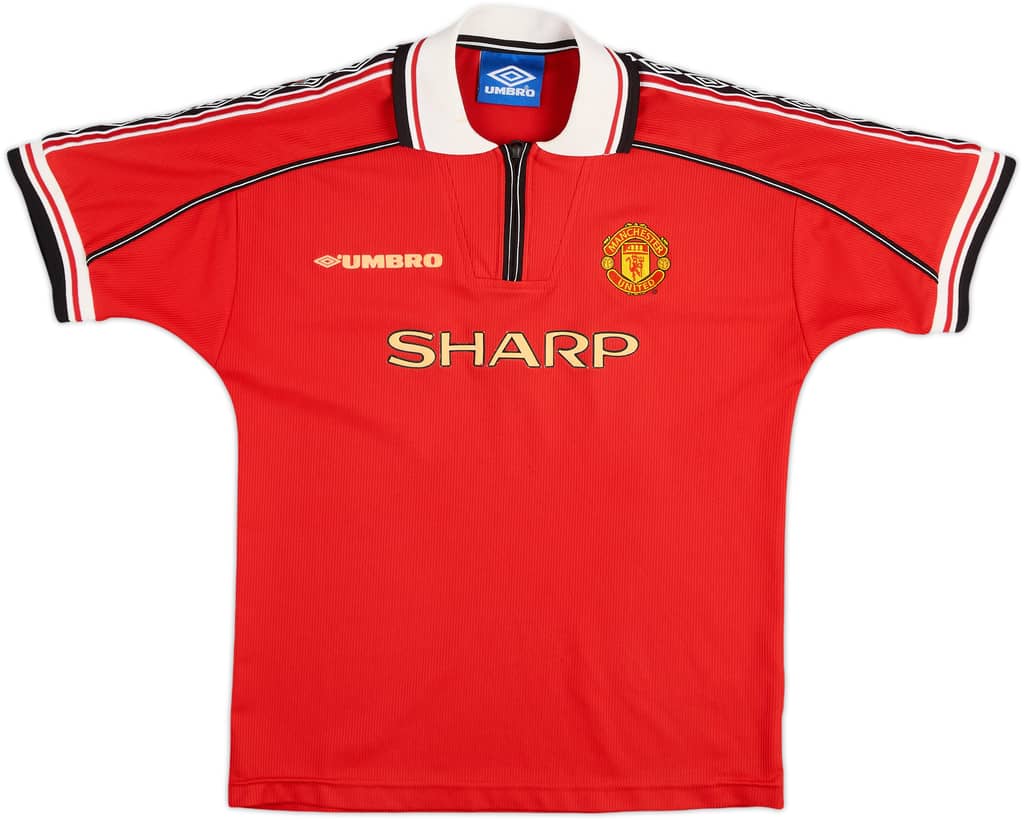 1998-00 Manchester United Home Shirt - 5/10 - (13-14 Years)