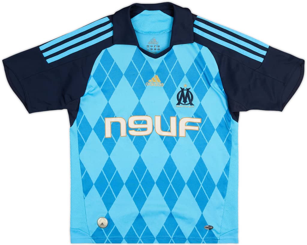 2008-09 Olympique Marseille Away Shirt - 6/10 - (9-10 Years)