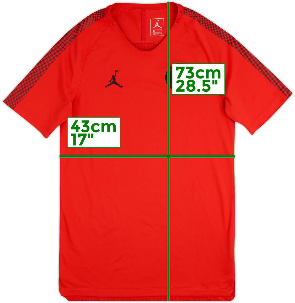 2018-19 Paris Saint-Germain Nike Jordan Training Shirt - 9/10 - (S)