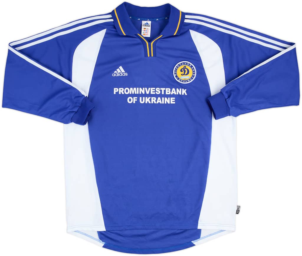 2001-02 Dynamo Kyiv Away L/S Shirt - 8/10 - (XL)