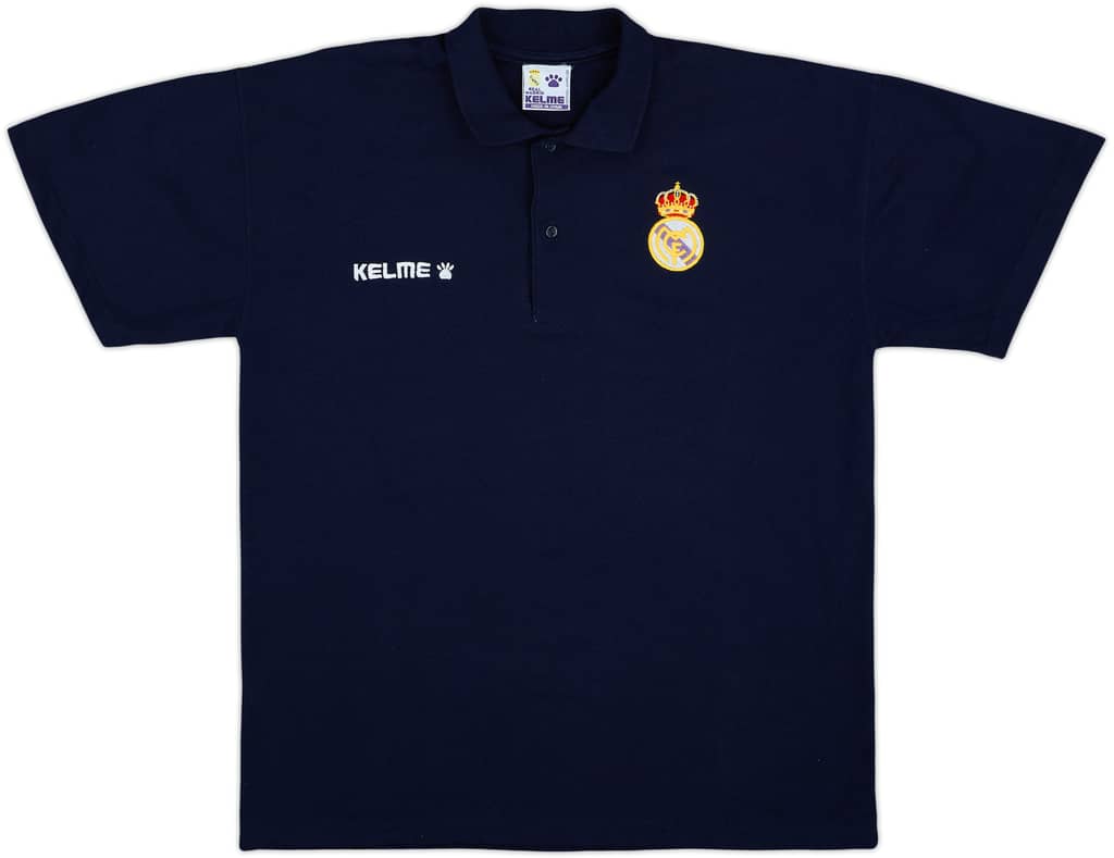 1997-98 Real Madrid Kelme Polo Shirt - 9/10 - (M)
