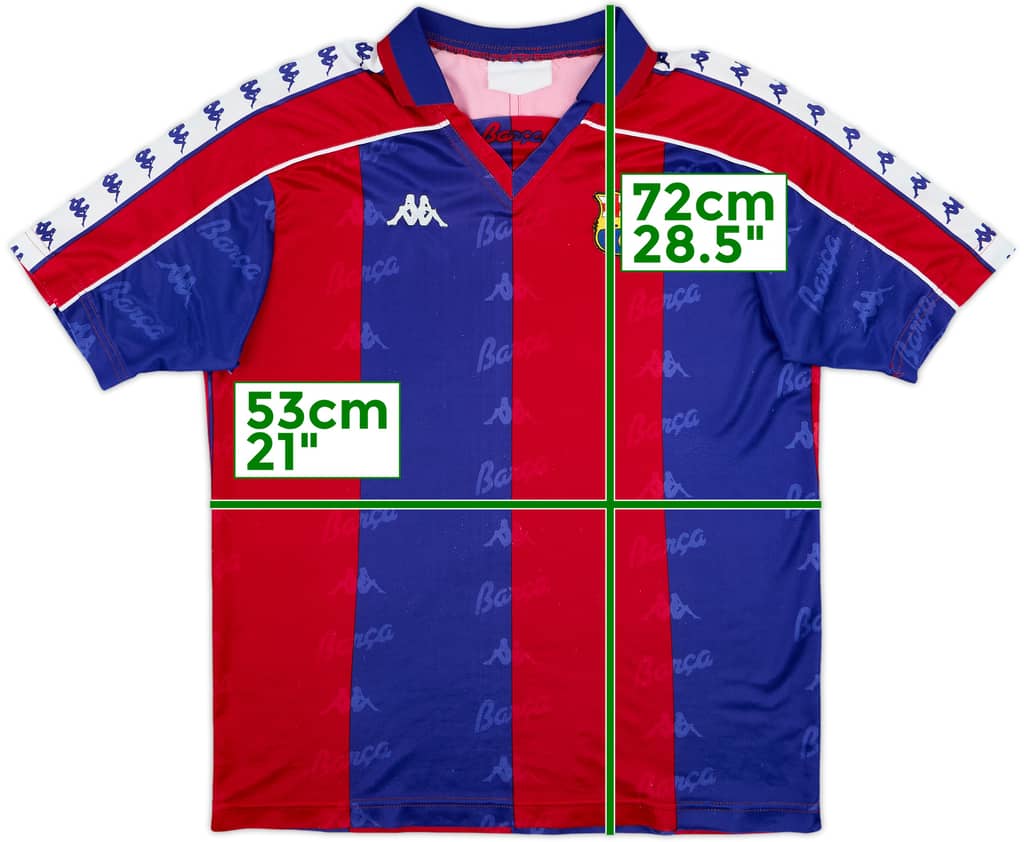 1992-95 Barcelona Home Shirt - 5/10 - (L)