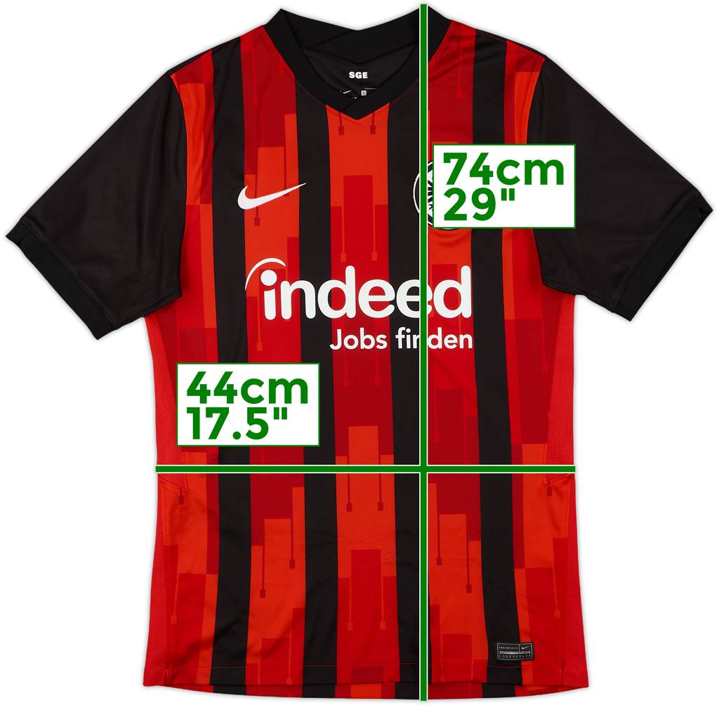 2020-21 Eintracht Frankfurt Home Shirt - 7/10 - (S)