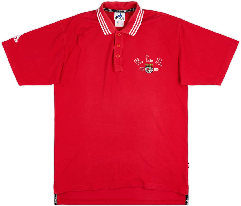 1998-00 Benfica adidas Polo Shirt - 8/10 - (M)