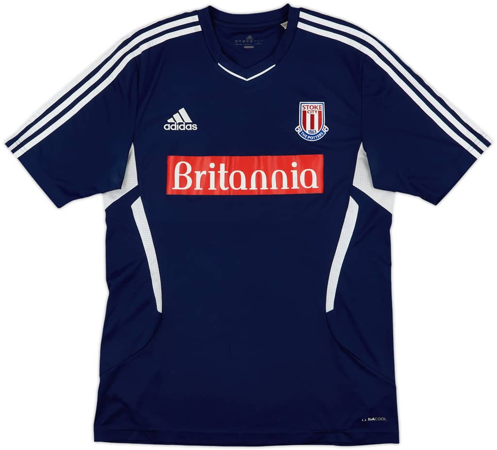 2011-12 Stoke City adidas Training Shirt - 7/10 - (L)