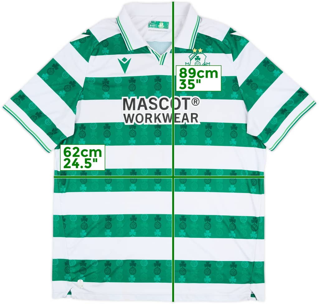 2025 Shamrock Rovers Home Shirt - 5/10 - (4XL)