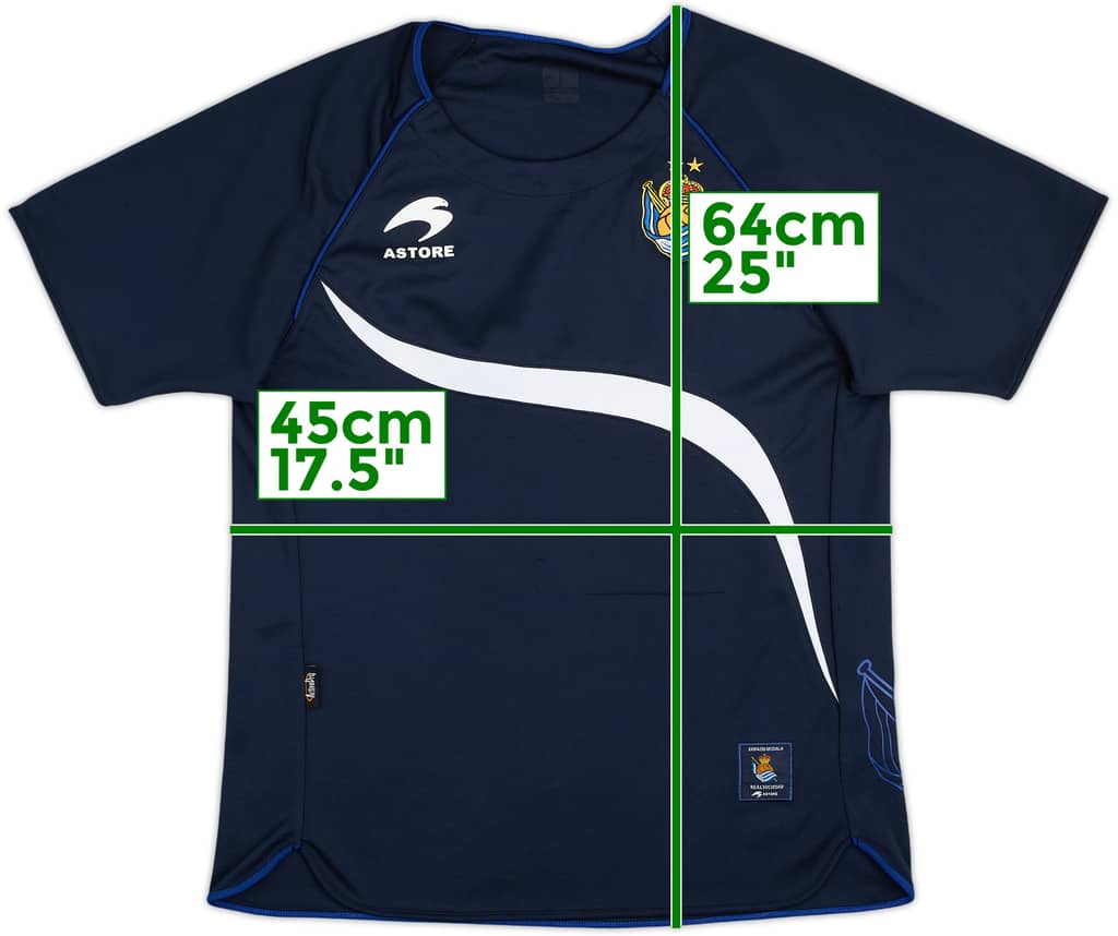 2007-08 Real Sociedad Astore Training Shirt - 7/10 - (S)
