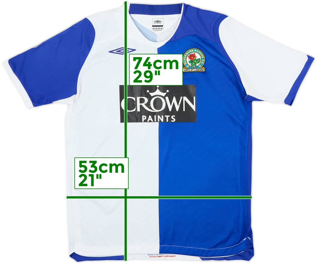 2010-11 Blackburn Home Shirt - 5/10 - (M)