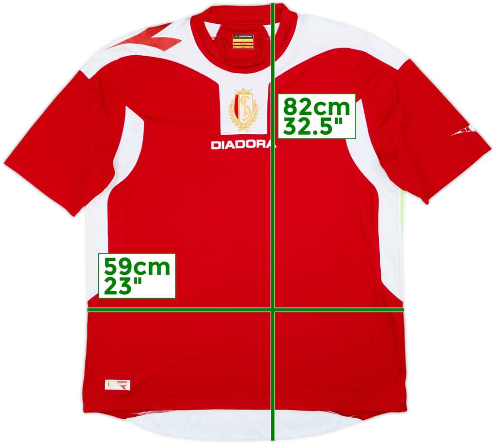 Camiseta de local de Standard Liege 2009-10 - 5/10 - (XL)