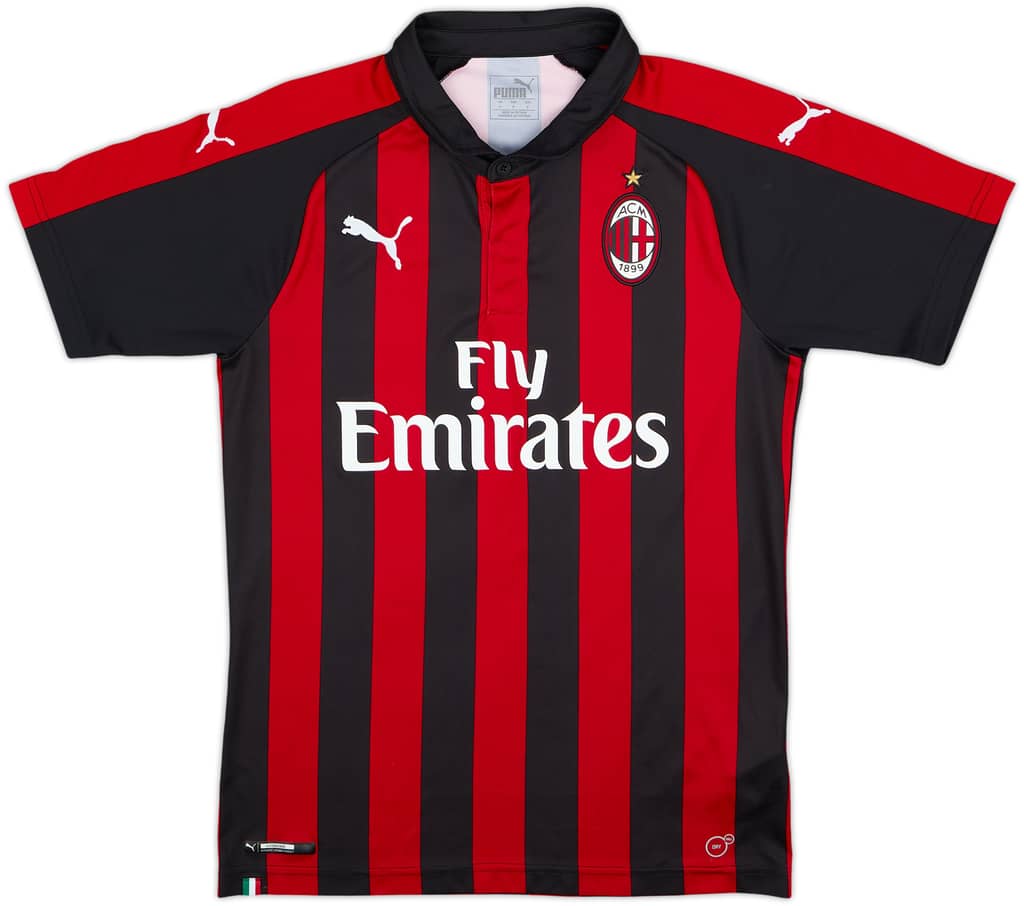 2018-19 AC Milan Camiseta Local - 8/10 - (S)