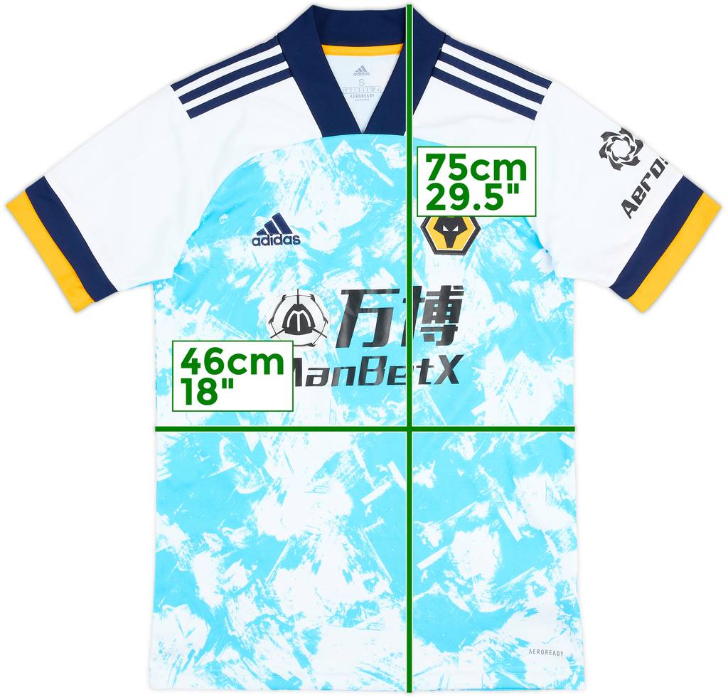 2020-21 Wolves Away Shirt - 10/10 - (S)