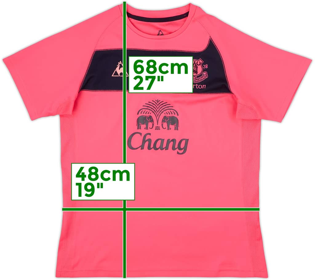 2010-11 Everton Away Shirt - 9/10 - (Women's XL)
