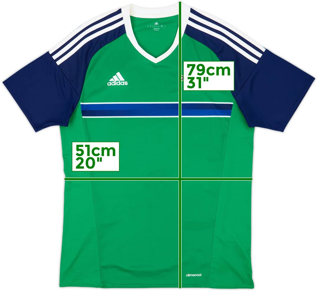 2016-17 Northern Ireland Home Shirt - 10/10 - (M)