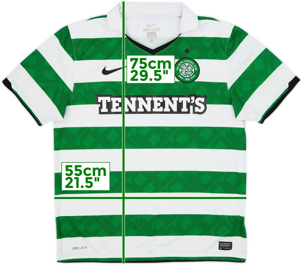 2010-12 Celtic Home Shirt - 5/10 - (L)