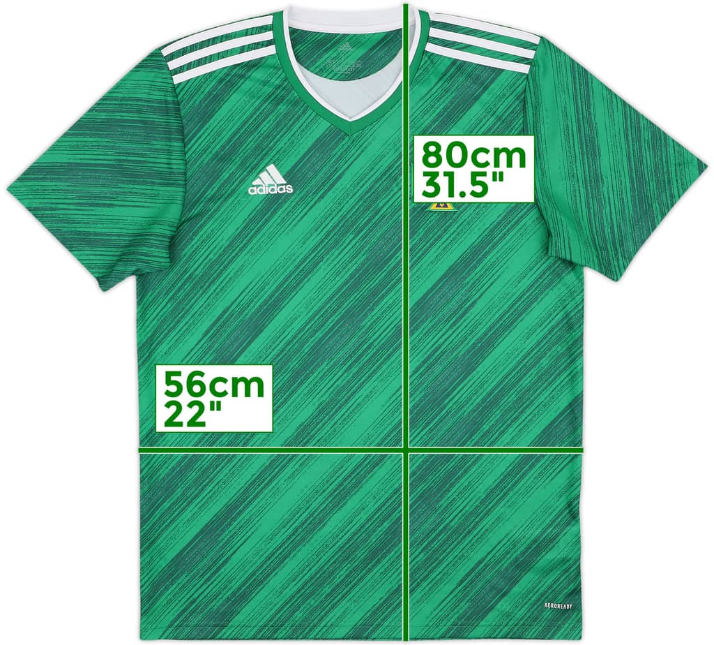 2020-22 Northern Ireland Home Shirt - 10/10 - (L)