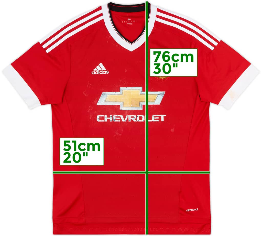 2015-16 Manchester United Home Shirt - 4/10 - (M)