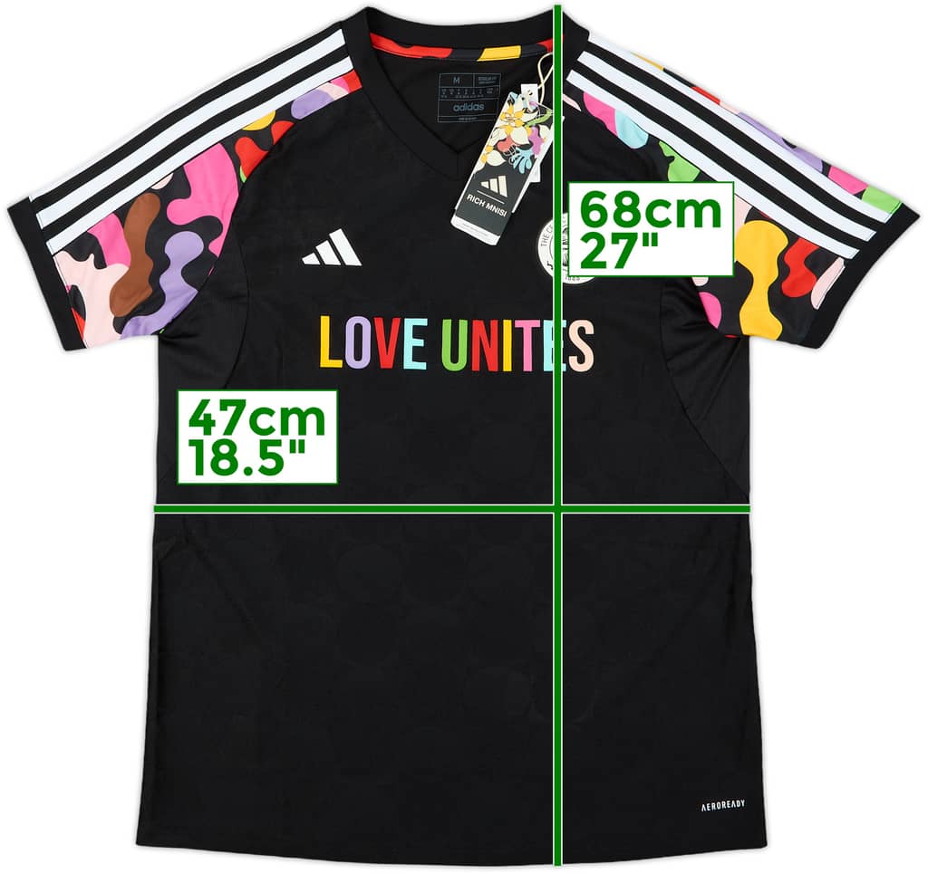 2023-24 Celtic adidas Love Unites Shirt (Women's M)