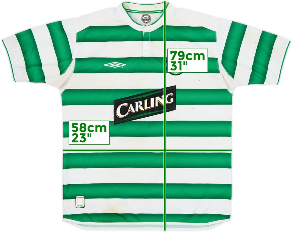 2003-04 Celtic Home Shirt - 4/10 - (L)