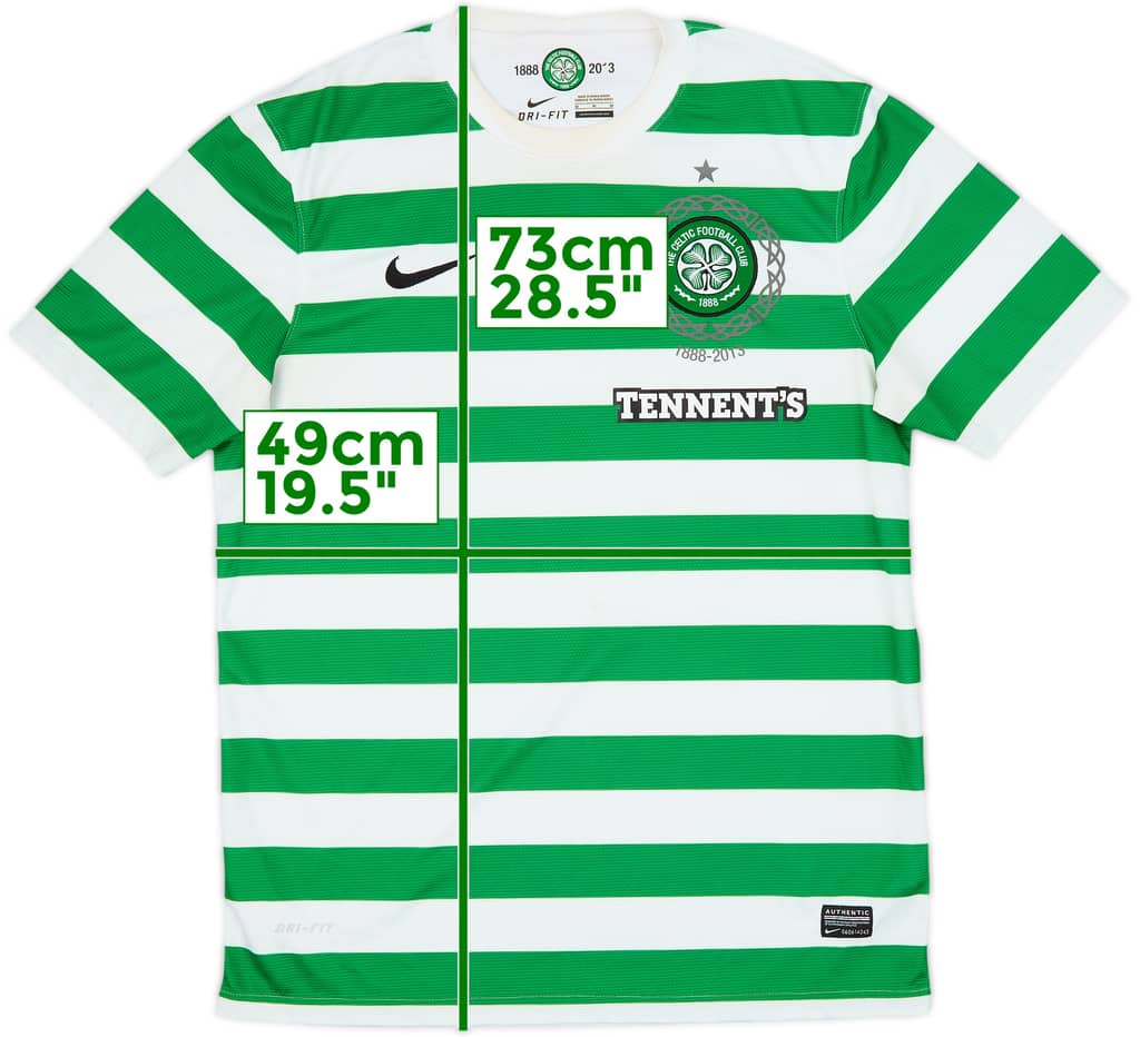 2012-13 Celtic '125th Anniversary' Home Shirt - 5/10 - (M)