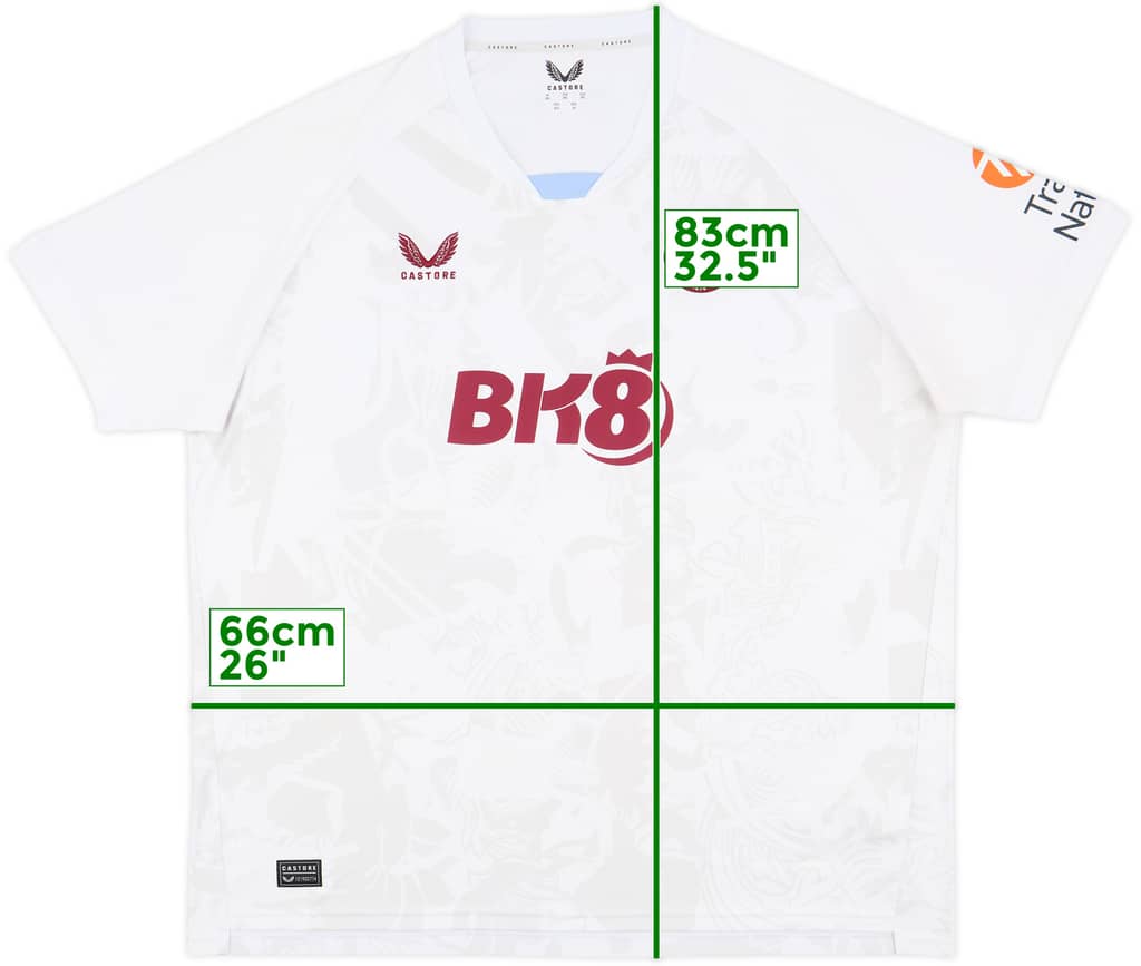 2023-24 Aston Villa Away Shirt - 8/10 - (3XL)