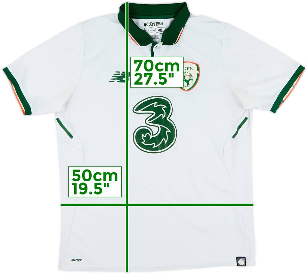 2017-18 Ireland Away Shirt - 7/10 - (M)