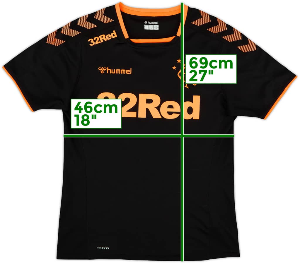 2018-19 Rangers Hummel Training Shirt - 8/10 - (S)
