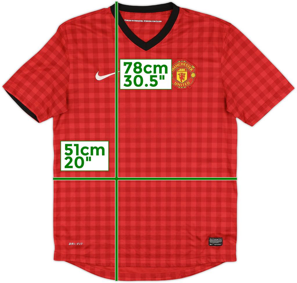 2012-13 Manchester United Home Shirt - 4/10 - (M)