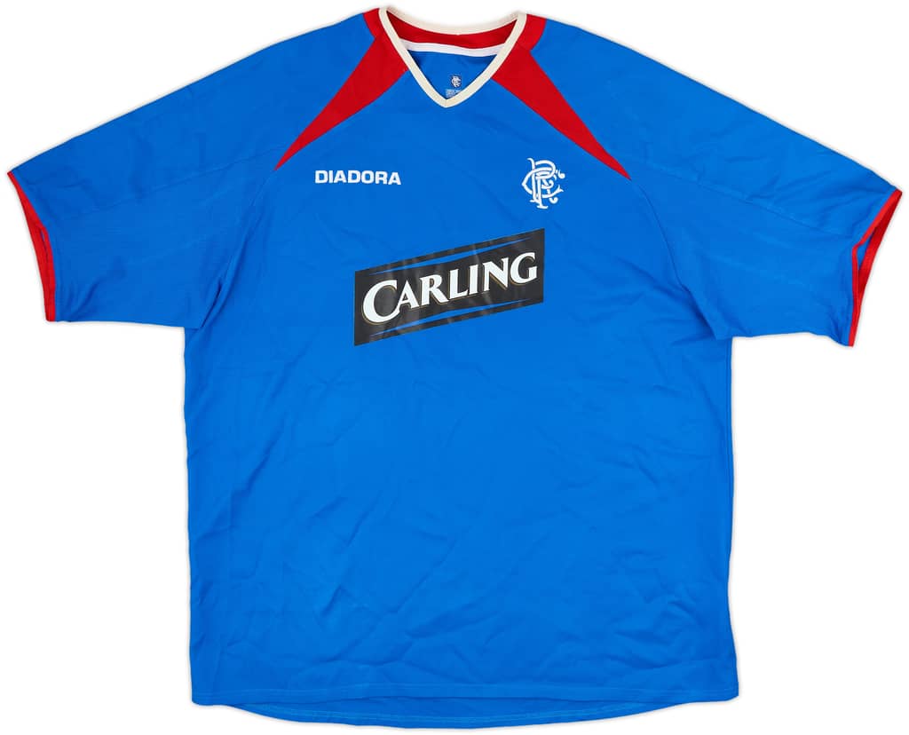 2003-05 Rangers Home Shirt - 8/10 - (XL)