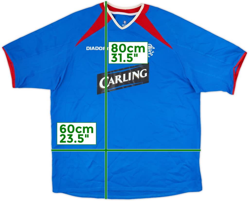 2003-05 Rangers Home Shirt - 8/10 - (XL)