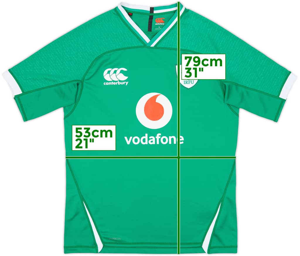 2019 Ireland Rugby Home Shirt - 8/10 - (L)