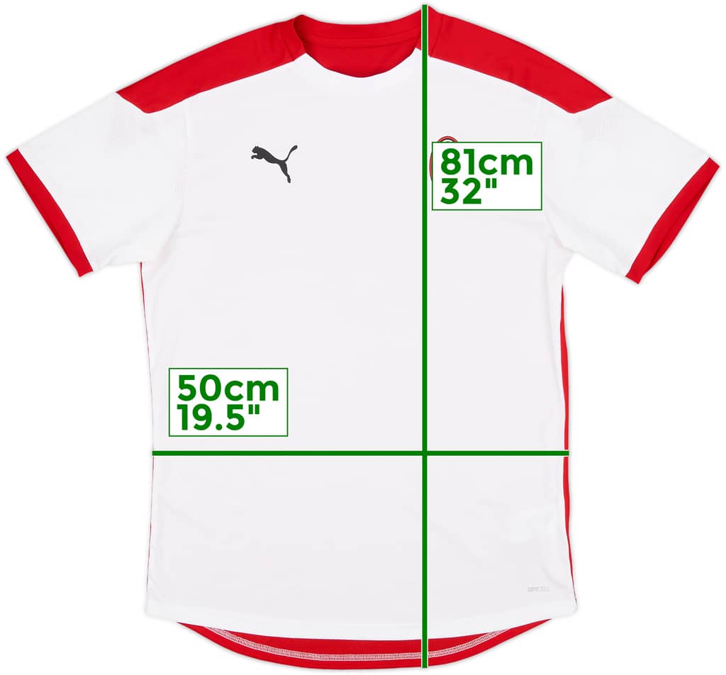 2020-21 AC Milan Puma Training Shirt - 8/10 - (L)