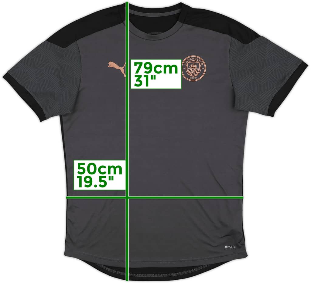 2020-21 Manchester City Puma Training Shirt - 9/10 - (L)