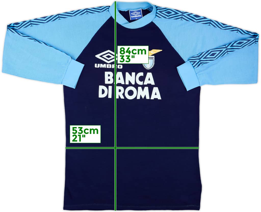 1992-93 Lazio Umbro Sweat Top - 8/10 - (XL)