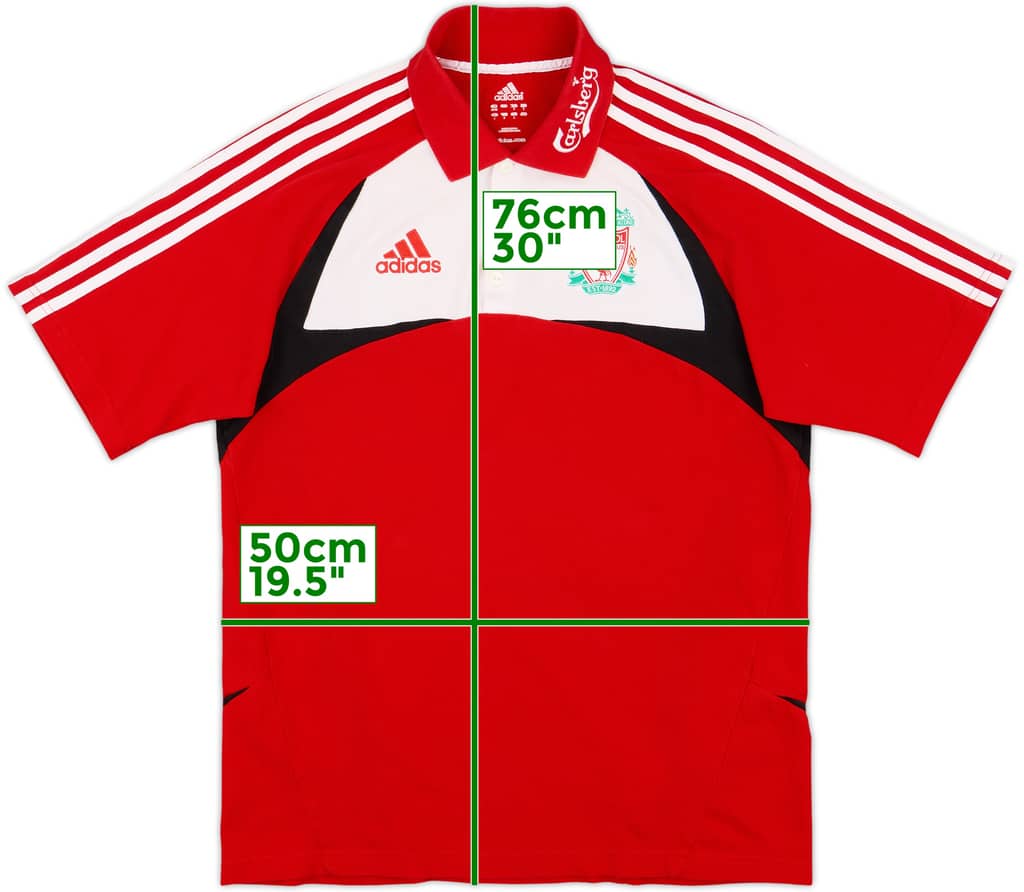 2007-08 Liverpool adidas Polo Shirt - 8/10 - (M)